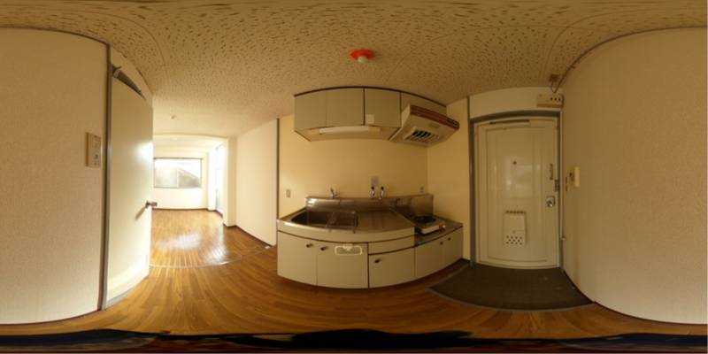 パノラマ画像キッチン