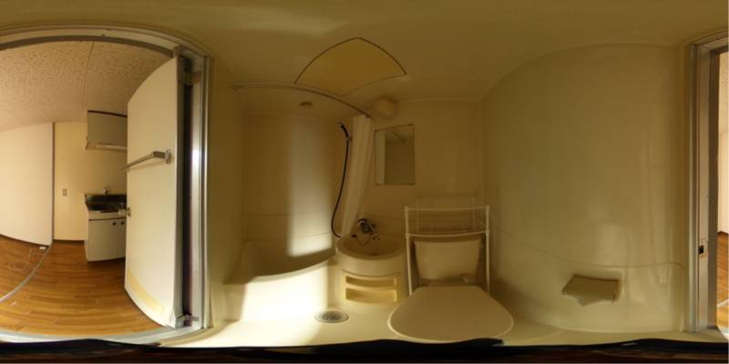 パノラマ画像バスルーム