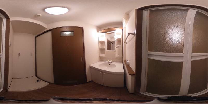 パノラマ画像洗面所