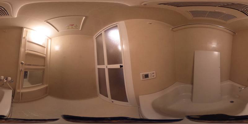 パノラマ画像バスルーム