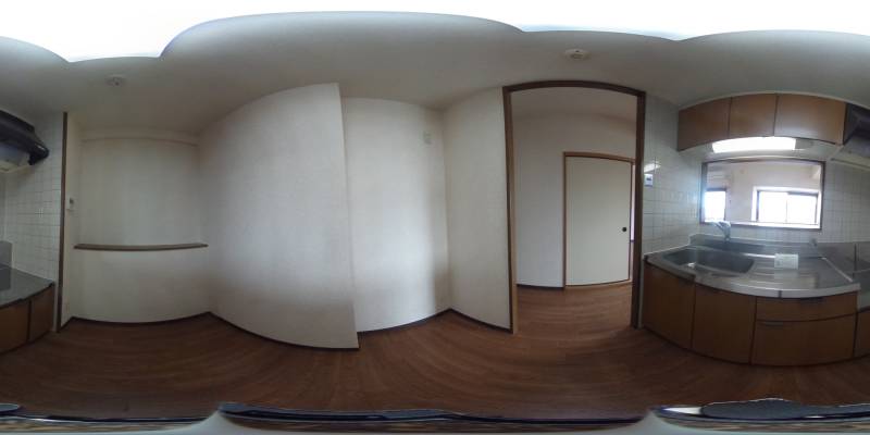 パノラマ画像キッチン