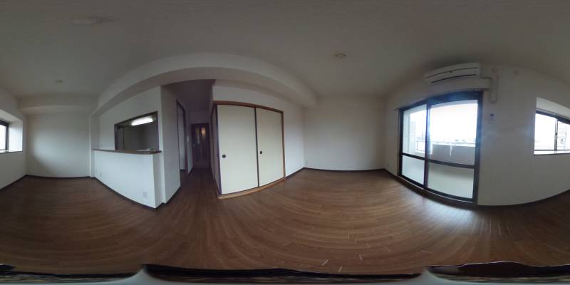 パノラマ画像リビング