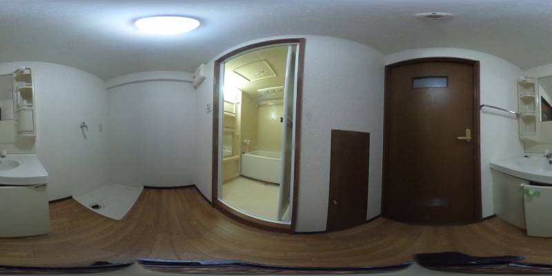 パノラマ画像洗面所