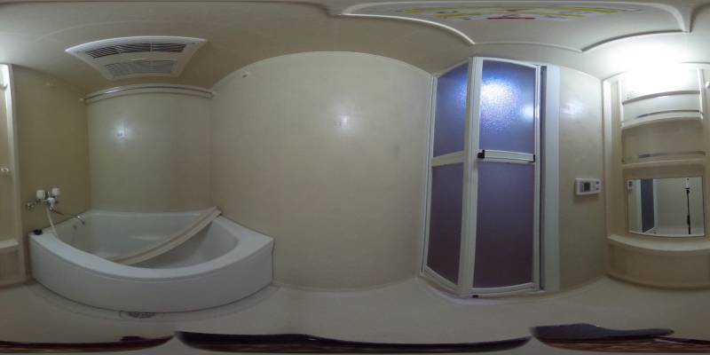 パノラマ画像バスルーム