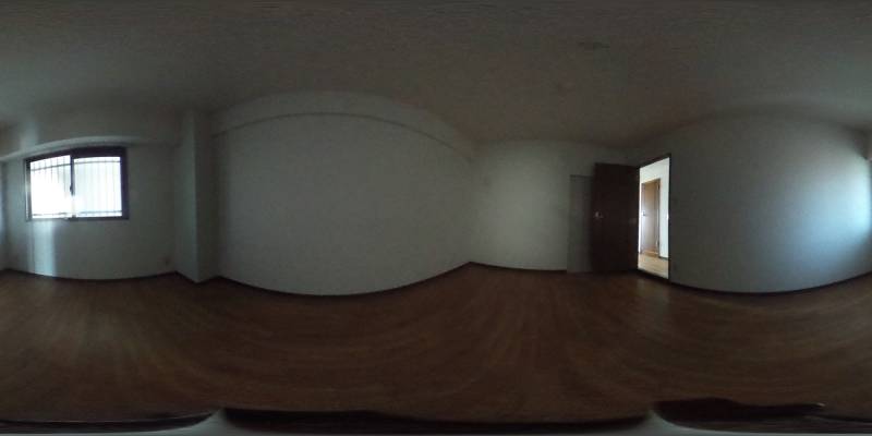 パノラマ画像寝室