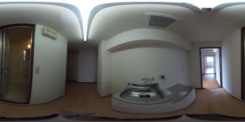 パノラマ画像キッチン