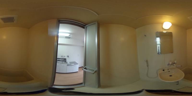 パノラマ画像バスルーム