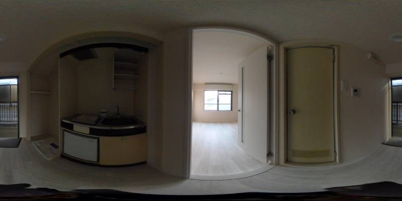 パノラマ画像キッチン