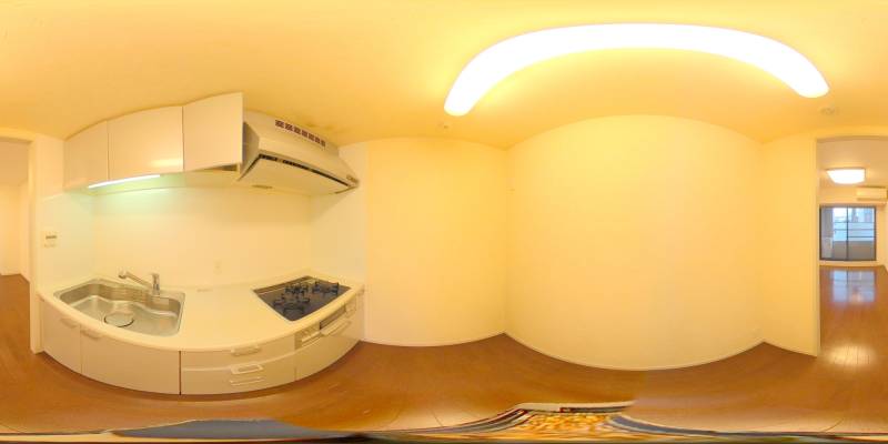パノラマ画像キッチン
