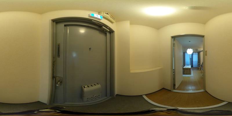 パノラマ画像玄関