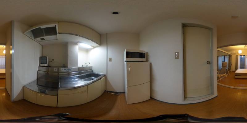パノラマ画像キッチン