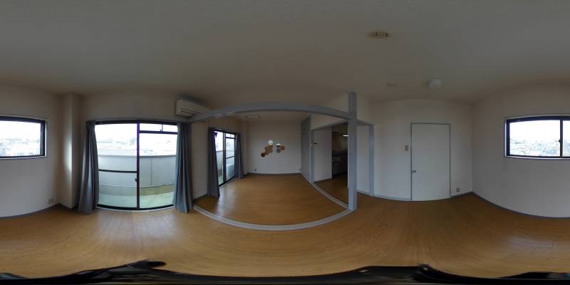 パノラマ画像洋室