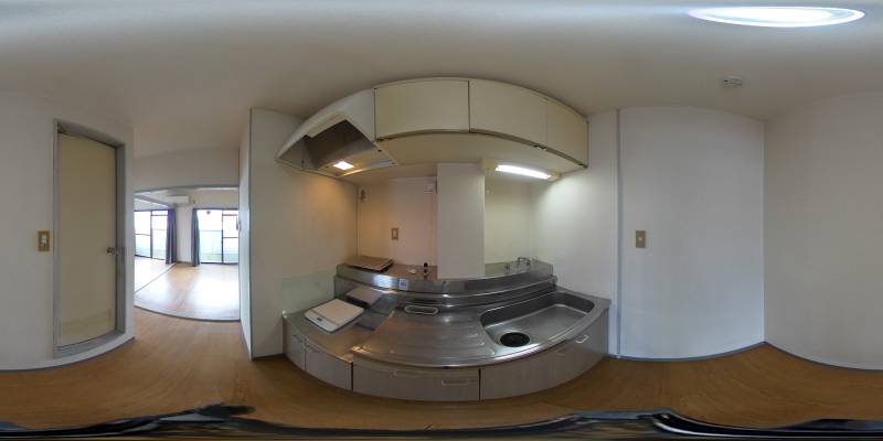 パノラマ画像キッチン