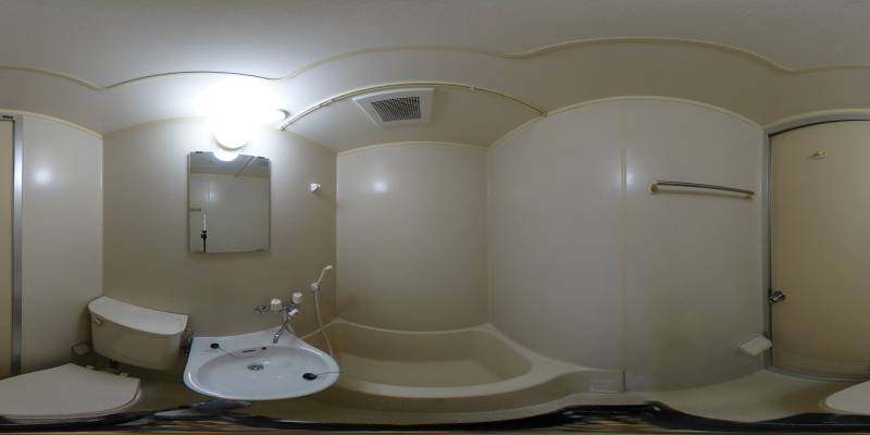 パノラマ画像バスルーム