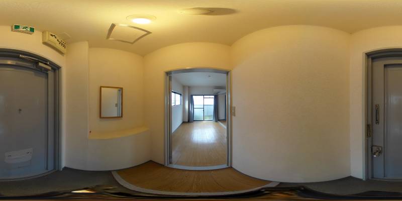 パノラマ画像玄関