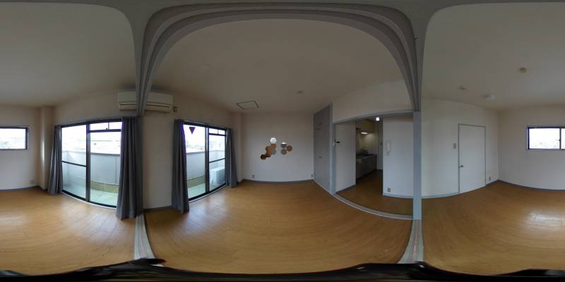 パノラマ画像洋室