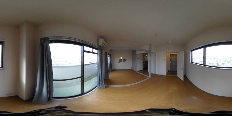 パノラマ画像洋室