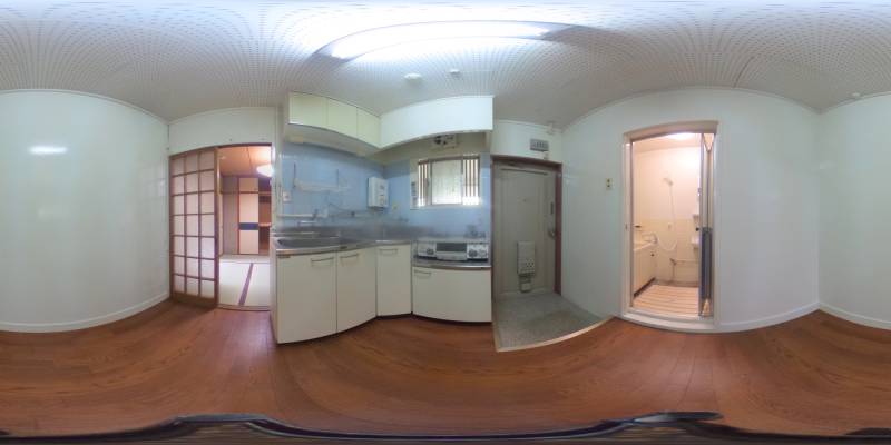 パノラマ画像キッチン