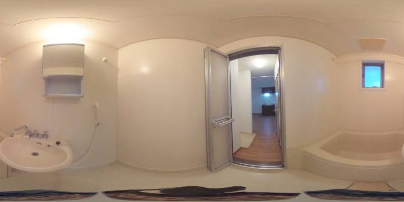 パノラマ画像バスルーム