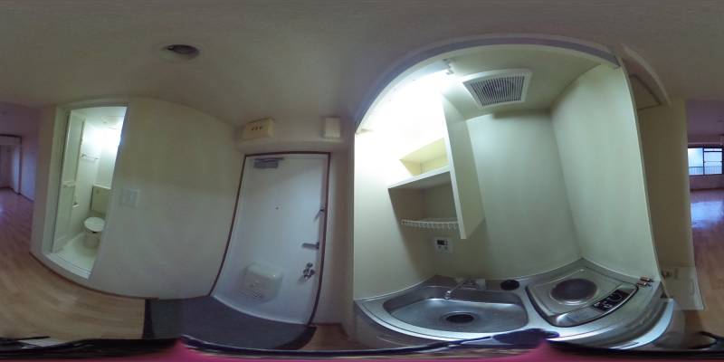 パノラマ画像キッチン