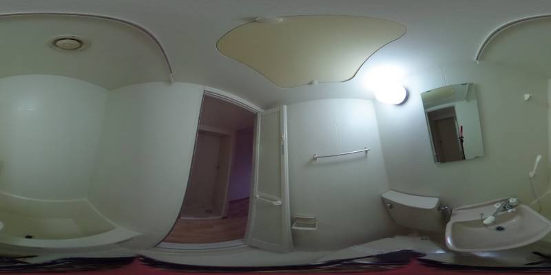 パノラマ画像バスルーム