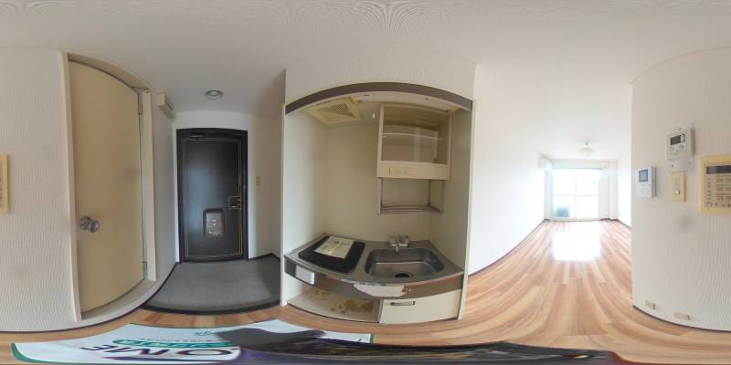 パノラマ画像キッチン