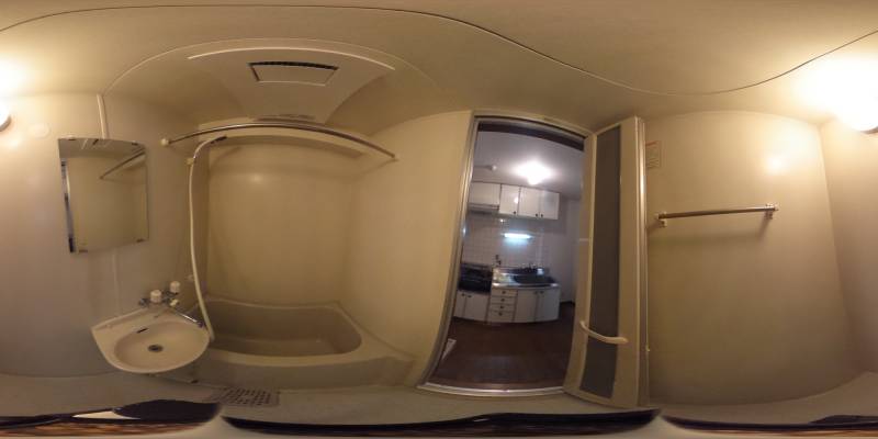 パノラマ画像バスルーム