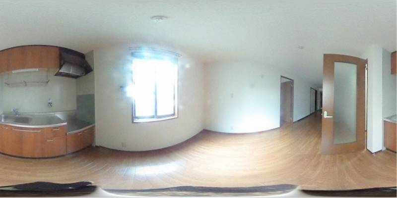 パノラマ画像キッチン