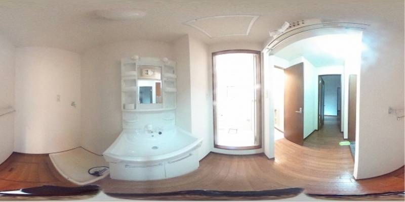 パノラマ画像バスルーム