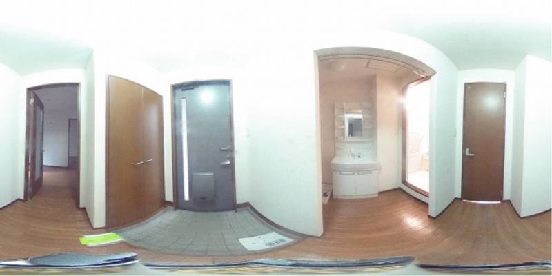 パノラマ画像玄関