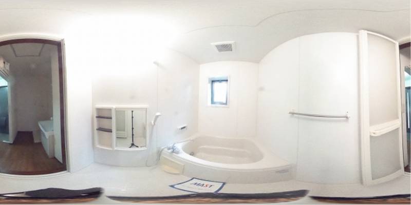 パノラマ画像バスルーム
