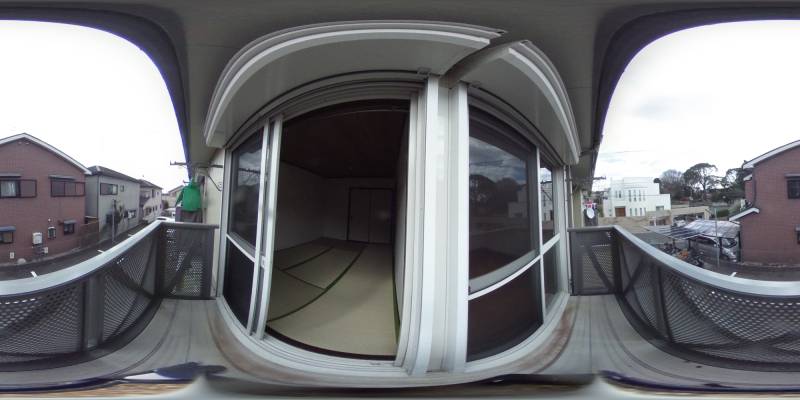 パノラマ画像バルコニー