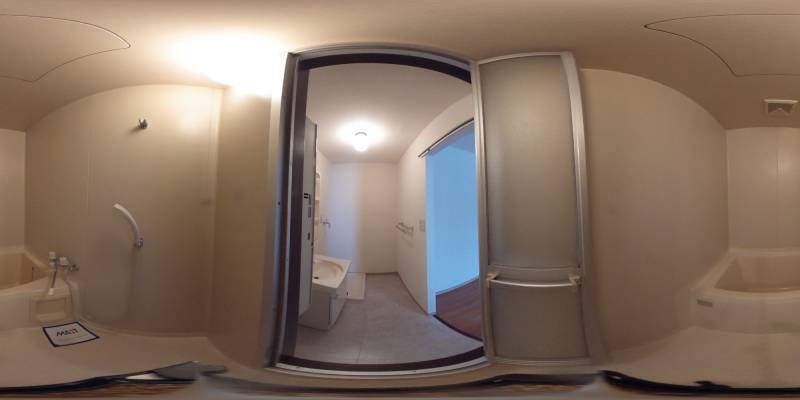 パノラマ画像バスルーム