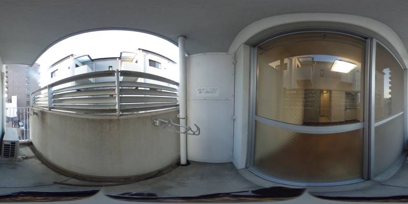 パノラマ画像バルコニー