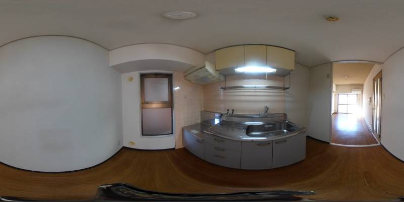 パノラマ画像キッチン