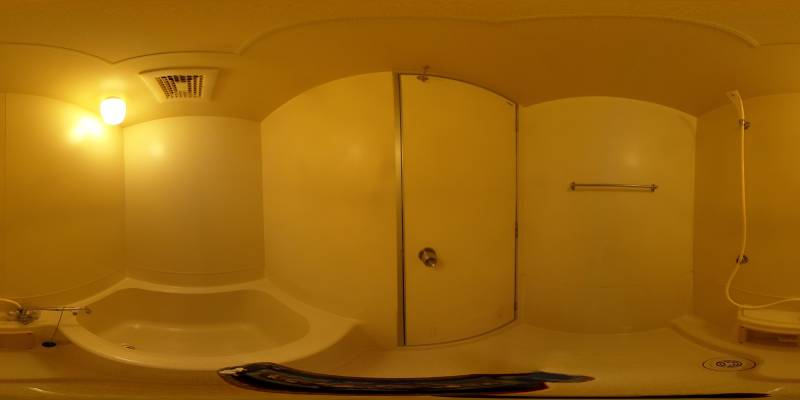 パノラマ画像バスルーム