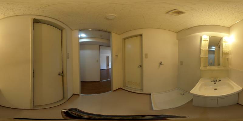 パノラマ画像洗面所