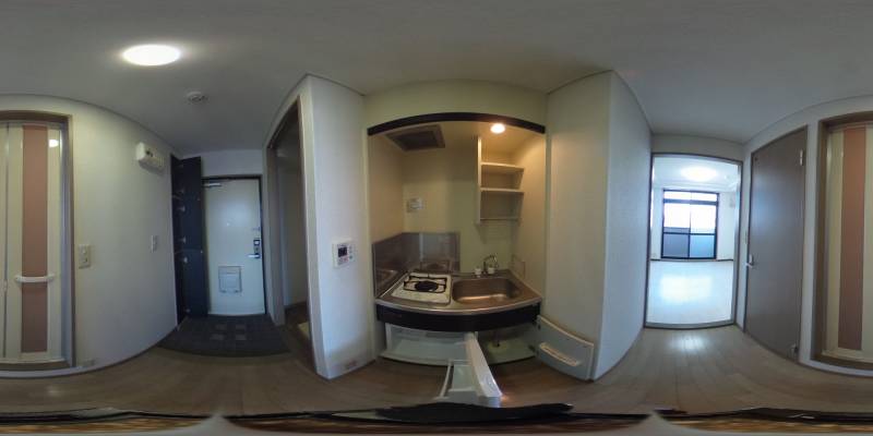 パノラマ画像キッチン