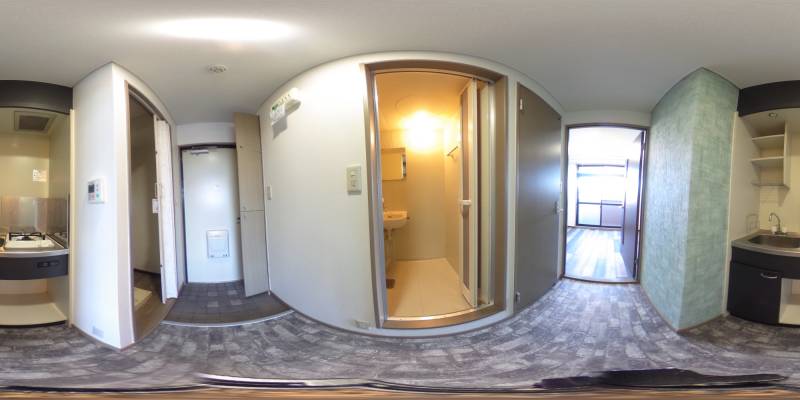 パノラマ画像キッチン