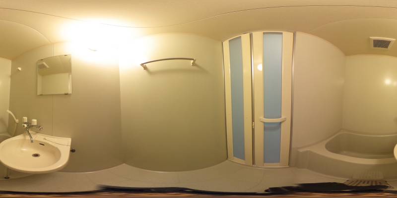 パノラマ画像バスルーム