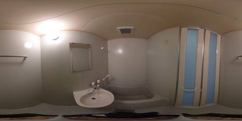 パノラマ画像バスルーム