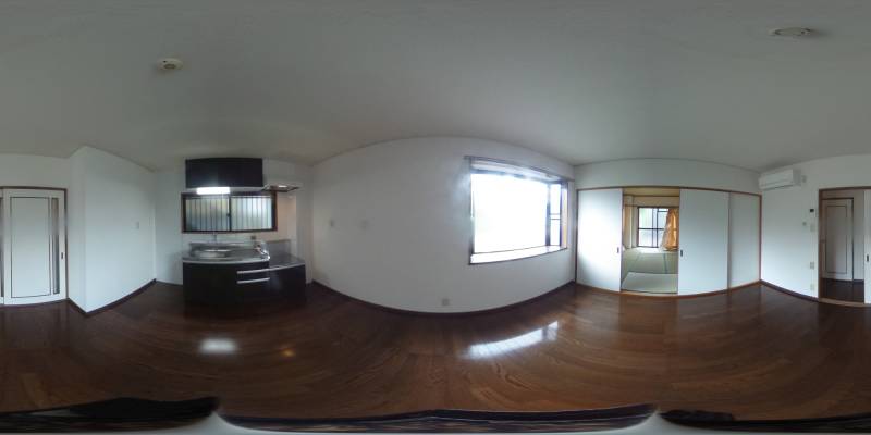 パノラマ画像キッチン