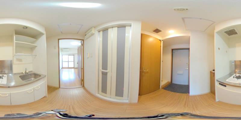 パノラマ画像キッチン