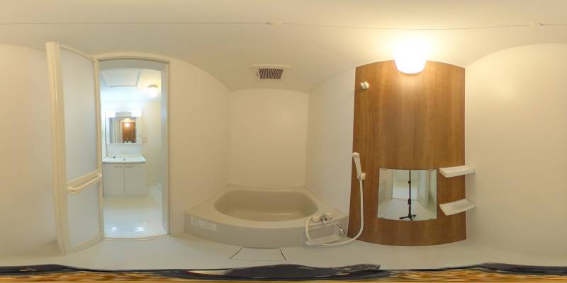 パノラマ画像バスルーム