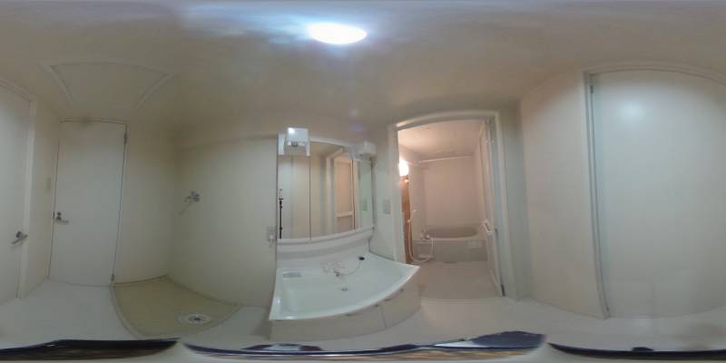 パノラマ画像洗面所