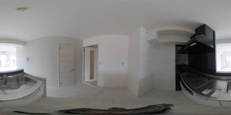 パノラマ画像キッチン