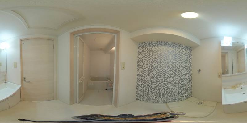 パノラマ画像洗面所