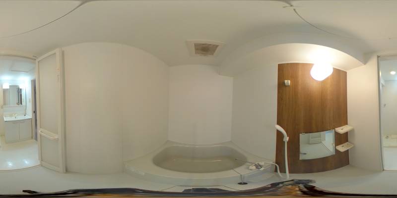 パノラマ画像バスルーム
