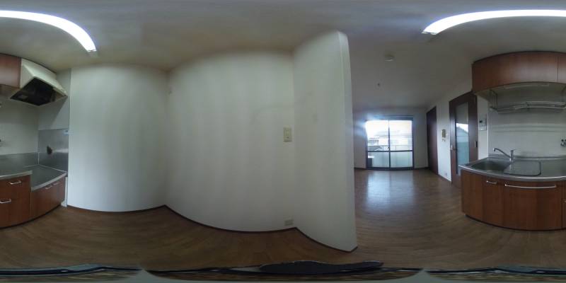 パノラマ画像キッチン