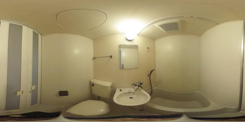 パノラマ画像バスルーム